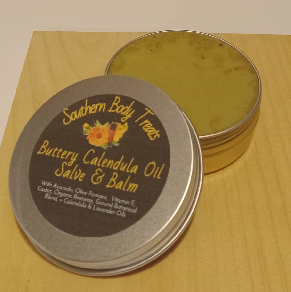 buttery calendula oil salve