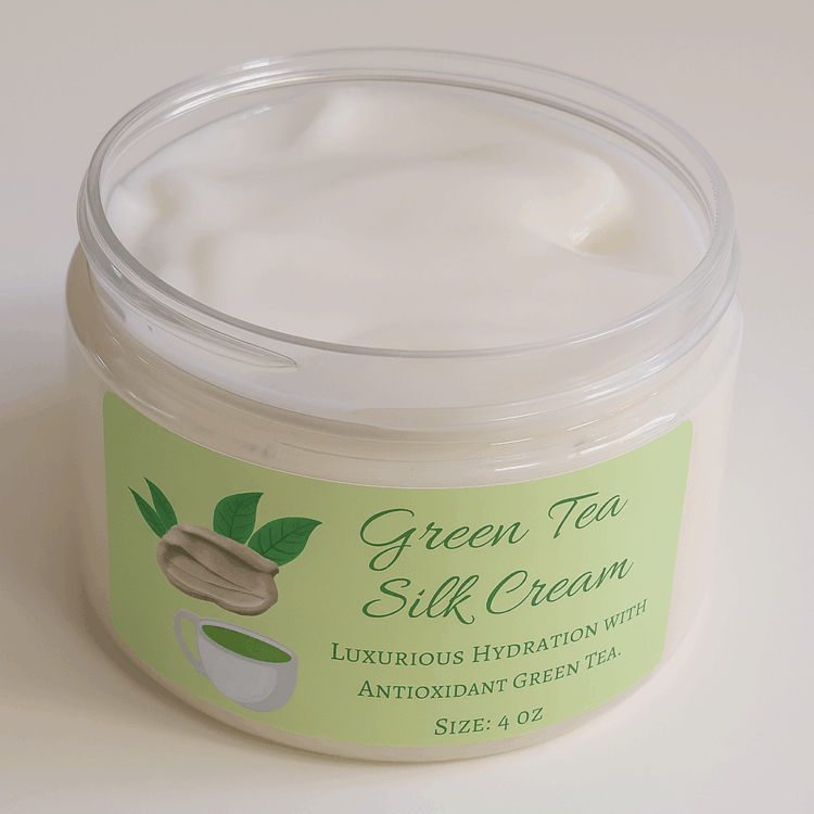 green tea silk cream – fresh hydration, naturally
