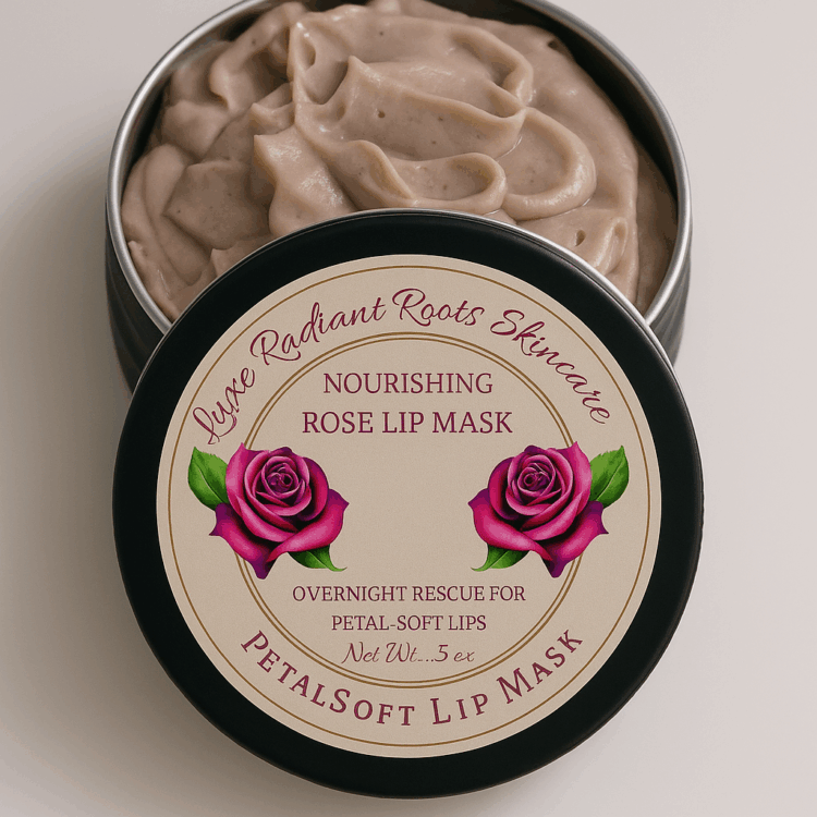 petalsoft lip mask – overnight rescue for soft, plump lips | luxe radiant roots