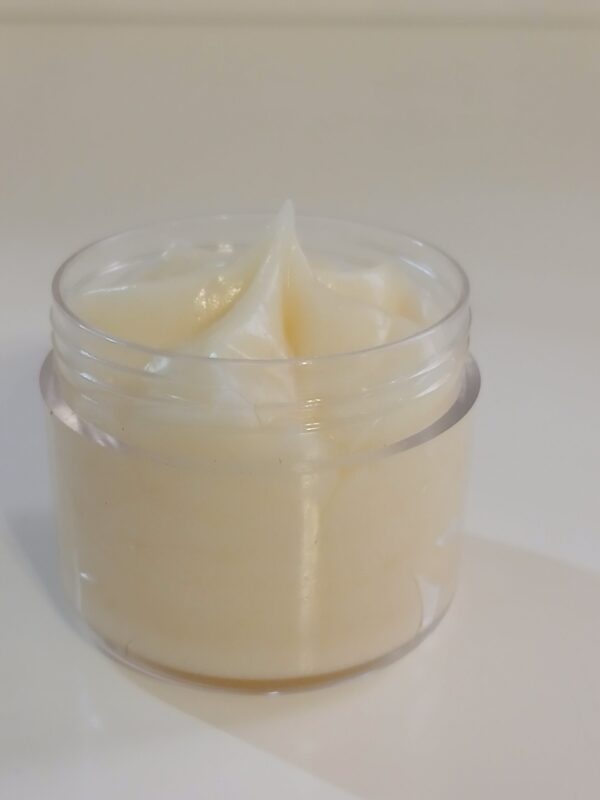 Southern Rose Lip Revival all-natural lip ointment for dry, cracked lips, made with collagen, beeswax, and rose geranium oils.