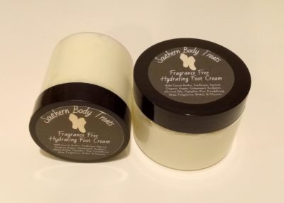 foot cream with grapeseed, cocoa butter & glycerin
