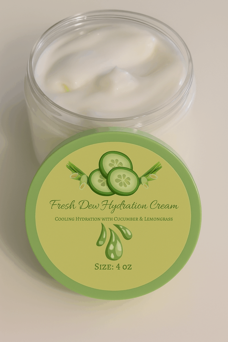 fresh dew hydration cream – cooling cucumber & lemongrass