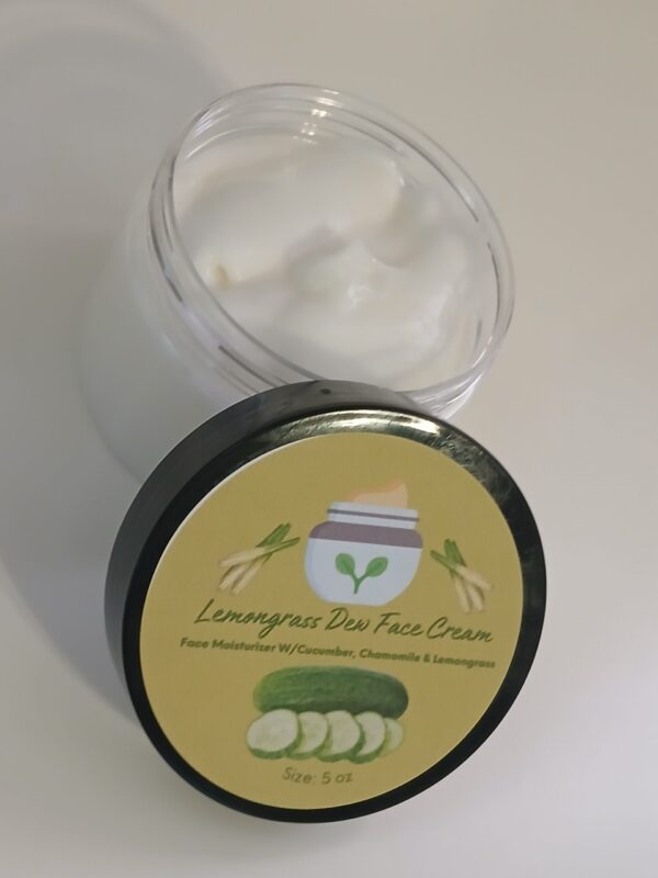 Lemongrass Dew Face Cream – All-Natural Hydrating Moisturizer for Glowing Skin