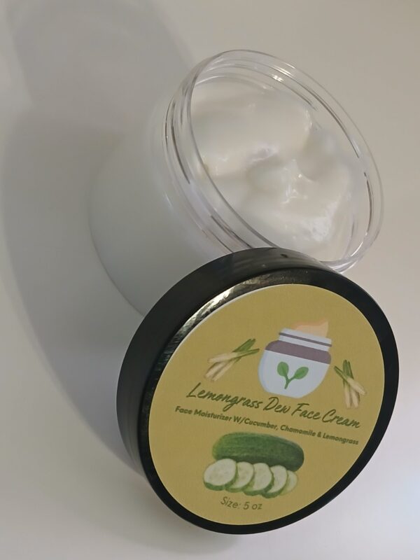 Lemongrass Dew Face Cream – All-Natural Hydrating Moisturizer for Glowing Skin