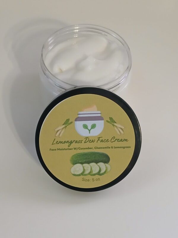Lemongrass Dew Face Cream – All-Natural Hydrating Moisturizer for Glowing Skin