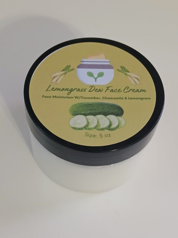 Lemongrass Dew Face Cream – All-Natural Hydrating Moisturizer for Glowing Skin