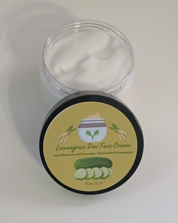 Lemongrass Dew Face Cream – All-Natural Hydrating Moisturizer for Glowing Skin