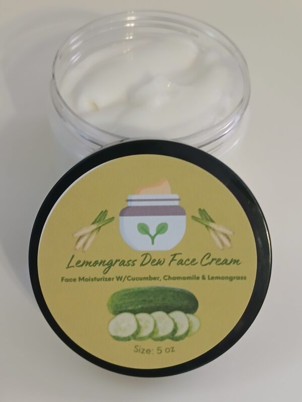 Lemongrass Dew Face Cream – All-Natural Hydrating Moisturizer for Glowing Skin