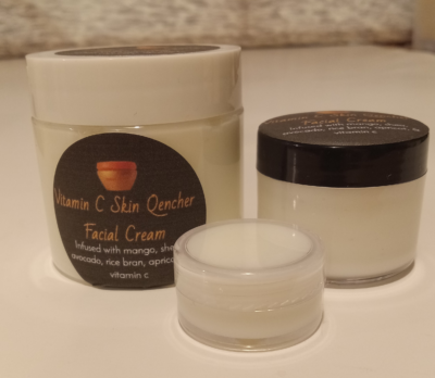 All-natural Citrus Sunrise Glow Cream with mango butter, avocado oil, and blood orange scent, perfect for radiant, glowing skin.