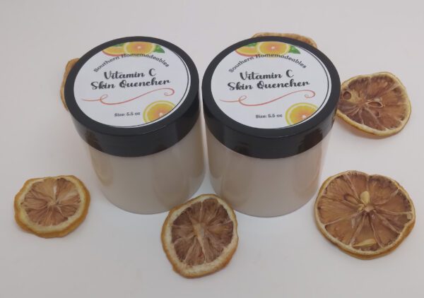 All-natural Citrus Sunrise Glow Cream with mango butter, avocado oil, and blood orange scent, perfect for radiant, glowing skin.