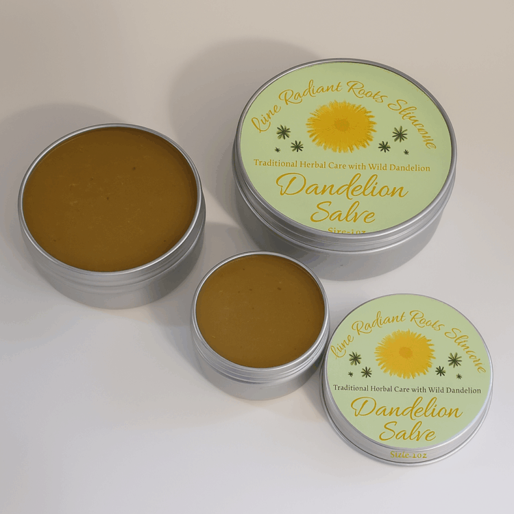 dandelion salve – sunshine in a jar