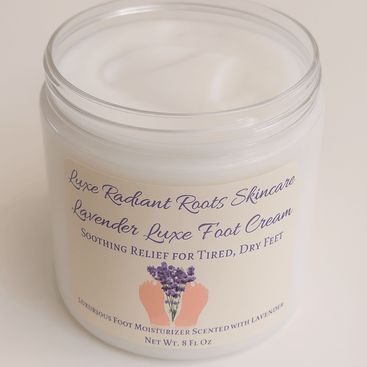 lavender luxe foot cream – happy feet, naturally