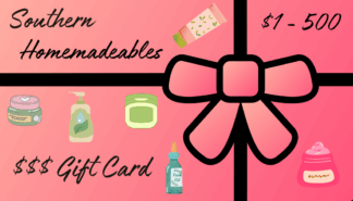 personal care gift card all natural self care gifts southern homemadeables