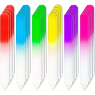 prismglow crystal glass nail files premium czech glass for smooth nails