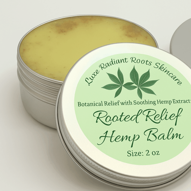 rooted relief hemp balm deep herbal comfort