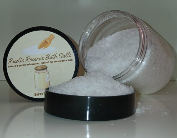 Rustic Reserve Bath Salts – Premium All-Natural Men's Soak for Relaxation