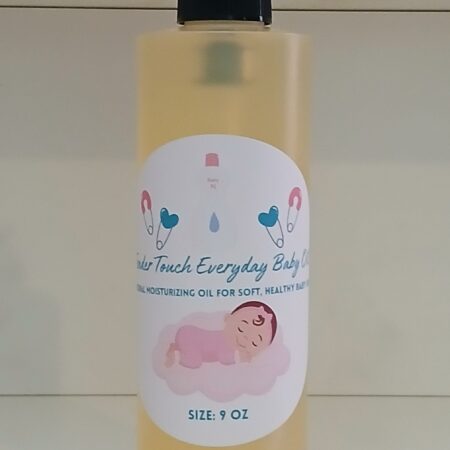 Pure Care, Naturally. Tender Touch Baby Oil – because your baby deserves the best.