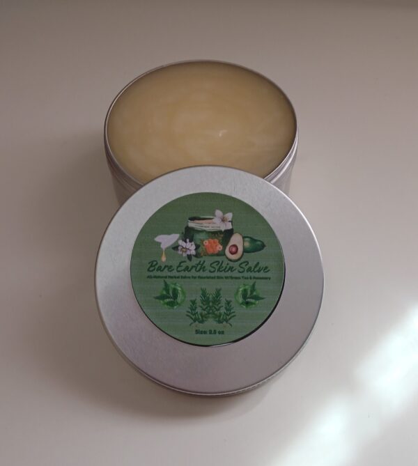 Bare Earth Skin Salve All Natural Handmade Herbal Salve for Dry Skin