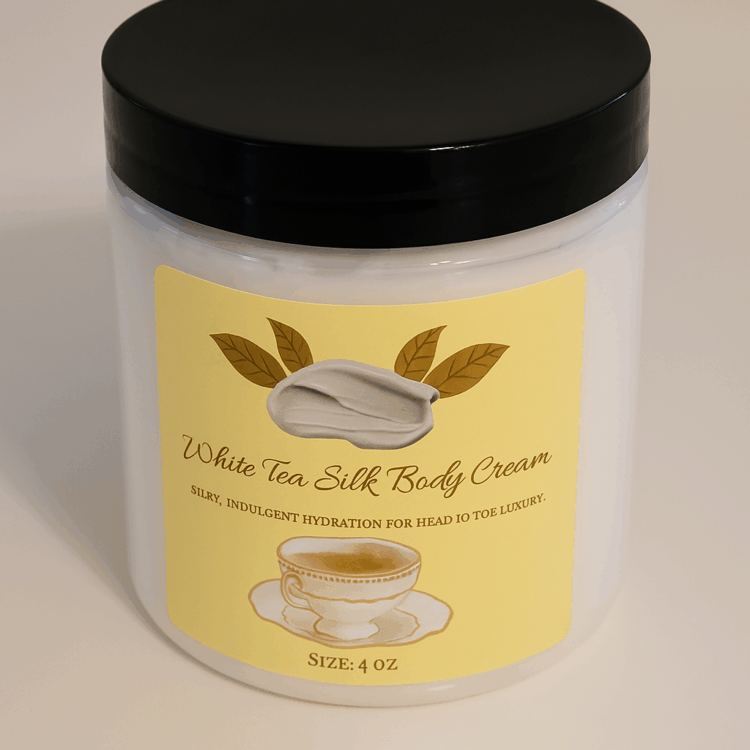 white tea silk body cream – indulge in pure luxury