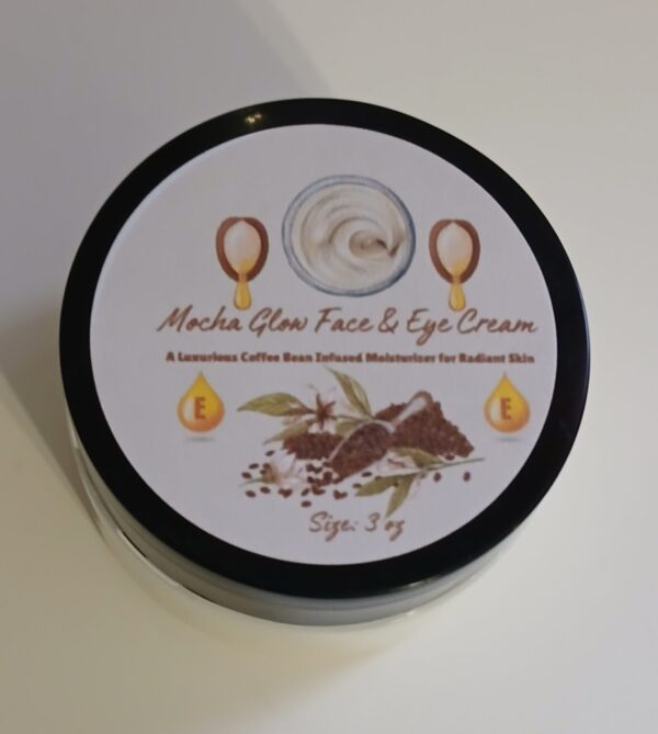 Mocha Glow Face & Eye Cream - Natural Coffee Bean Moisturizer