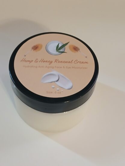 hemp honey renewal cream hydrating anti aging face eye moisturizer