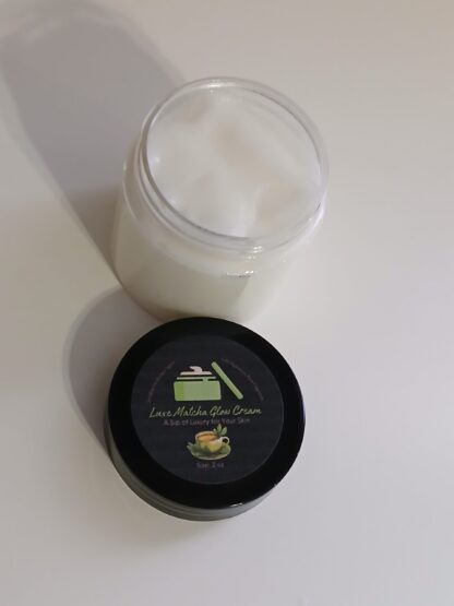 luxe matcha glow cream 25 oz hydrating green tea face cream for radiant skin