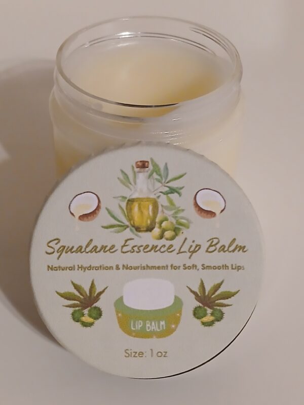 Squalane Essence Lip Balm – Natural Hydrating Lip Treatment with Beeswax and Jojoba Oil