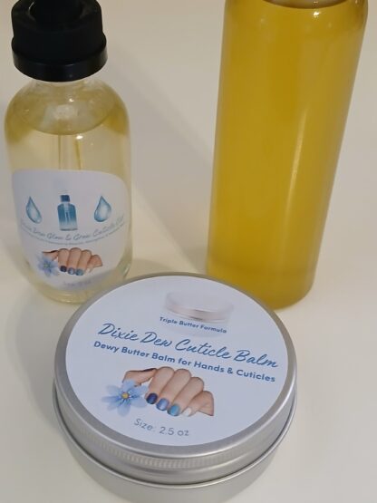 dixie dew daily cuticle oil balm and serum set