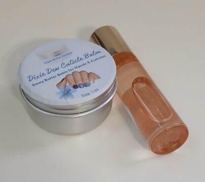 mini cuticle care duo dixie dew oil and balm set