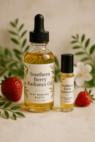 southern berry radiance oil by luxe radiant roots skincare