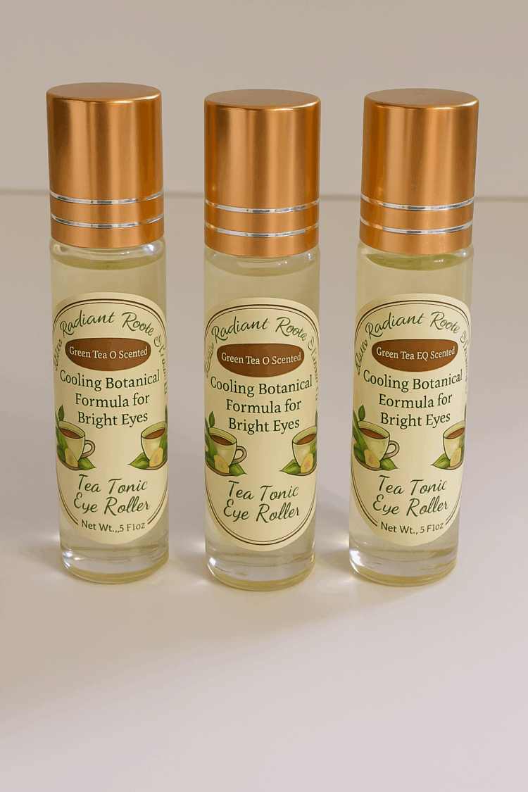 tea tonic eye roller – cooling green tea under eye roller