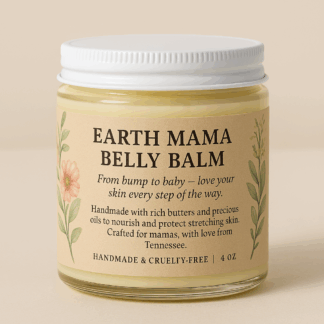the best natural belly balm for growing bellies handmade skincare by luxe radiant roots