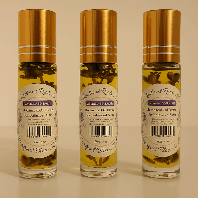 tranquil bloom roller – lavender essential oil roller for calm