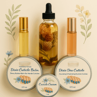 Ultimate Cuticle Care Collection: Complete 6-Piece Dixie Dew Nail & Cuticle Set