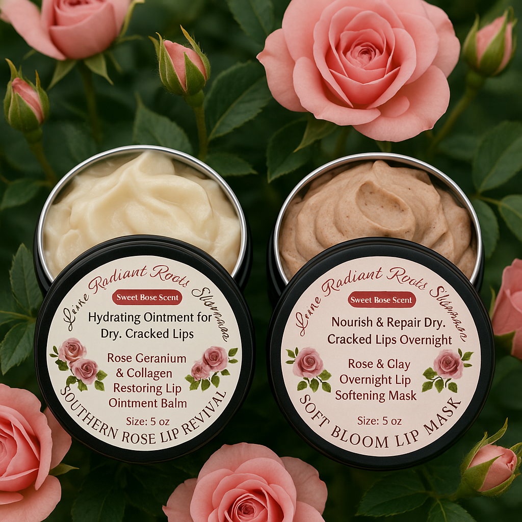southern lip revival duo set by luxe radiant roots skincare