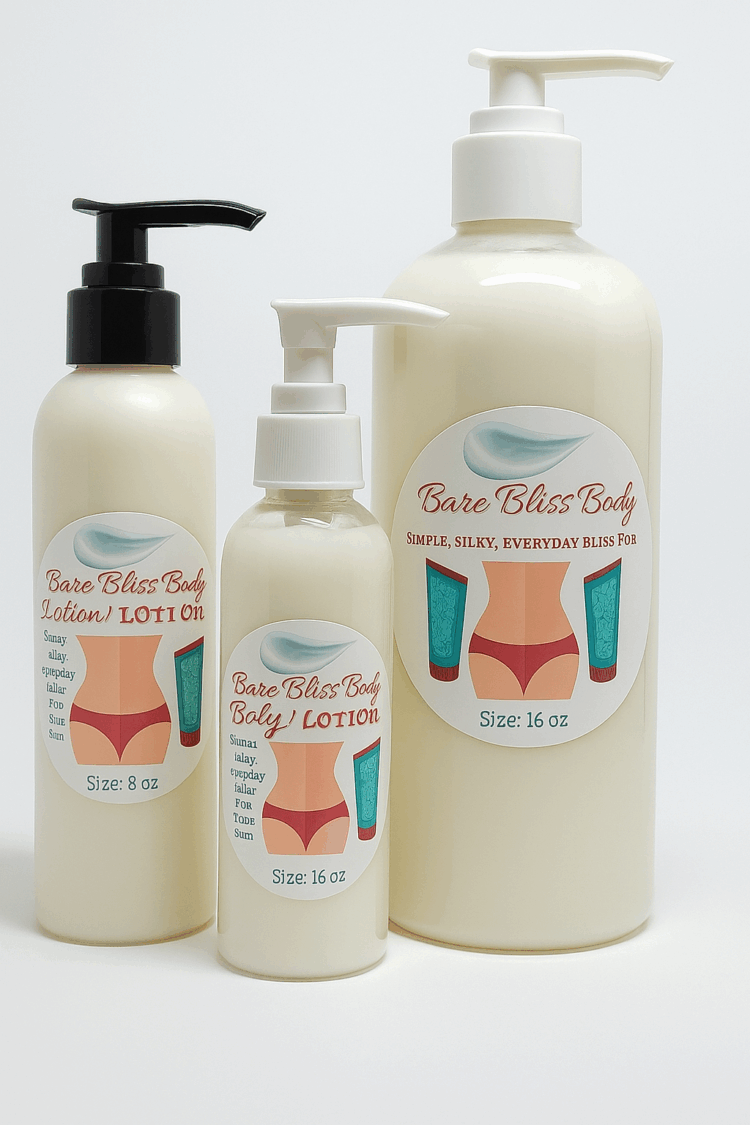bare bliss body lotion luxe radiant roots skincare
