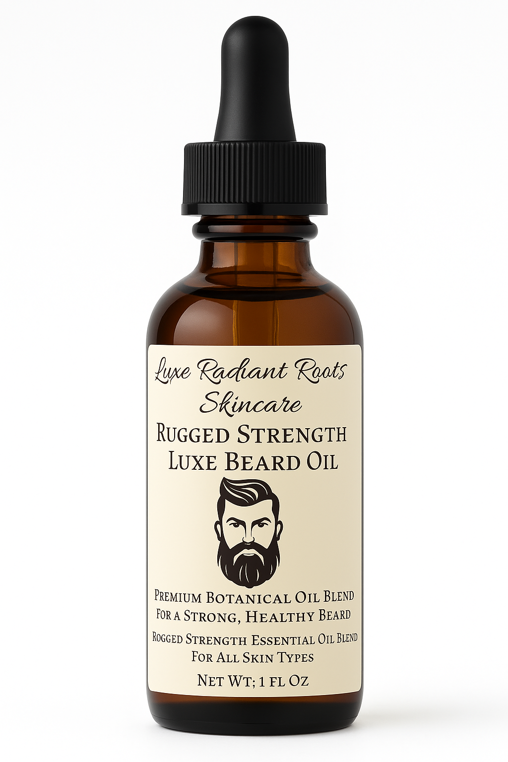 rugged strength luxe beard oil luxe radiant roots skincare