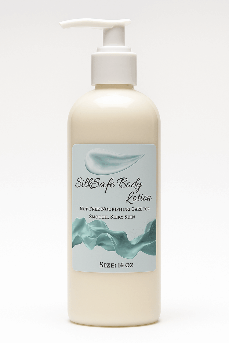silksafe body lotion for sensitive skin luxe radiant roots skincare